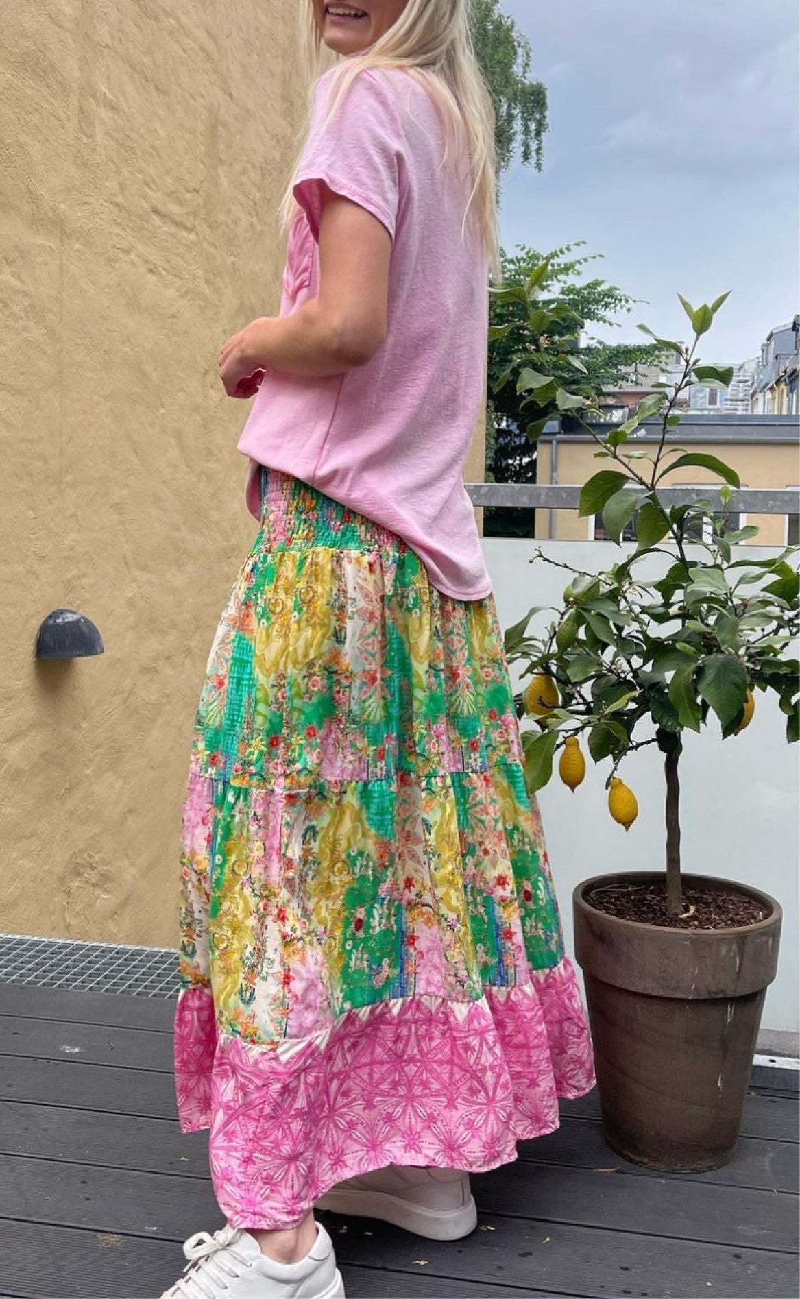 Marta Du Chateau Nederdel - 5201 - Green Fuxia