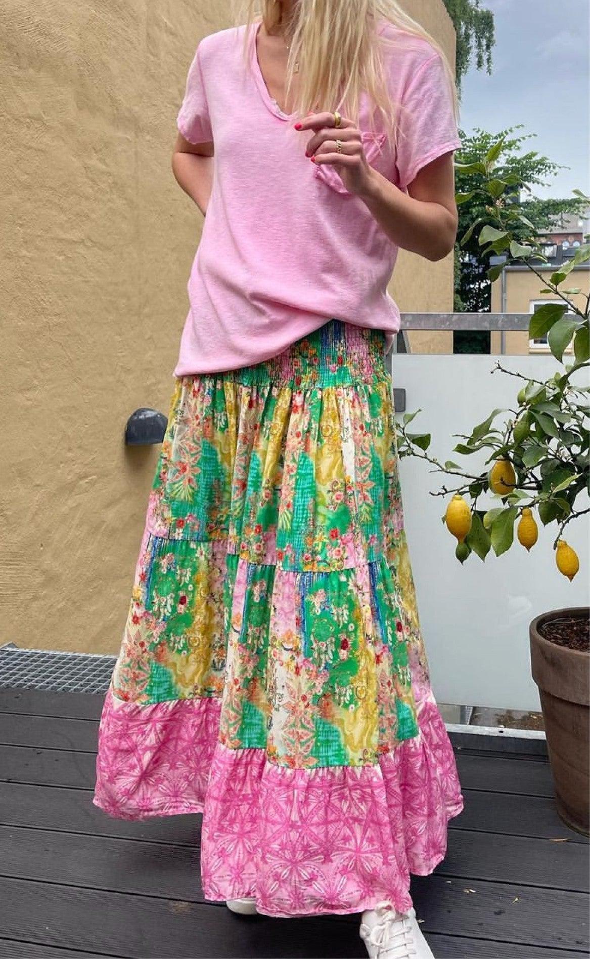 Marta Du Chateau Nederdel - 5201 - Green Fuxia
