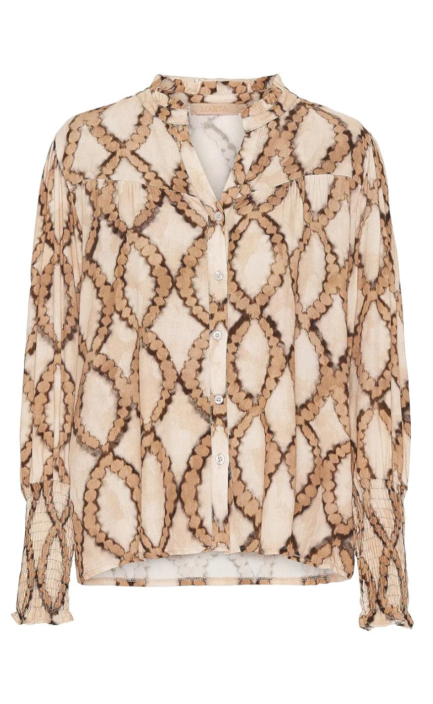 Marta Du Chateau Skjorte - 2647 - Beige