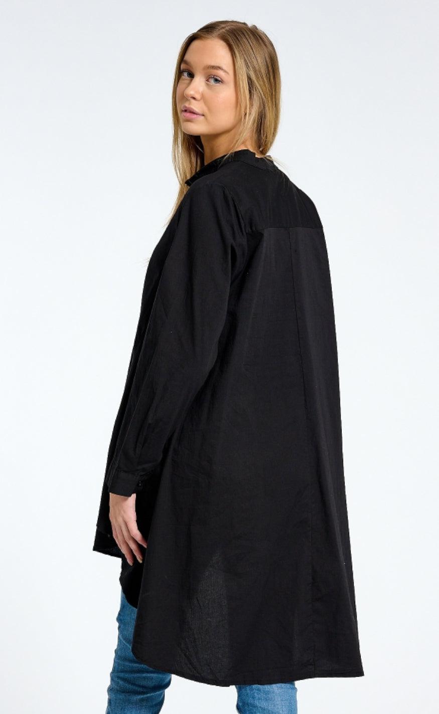 Marta Du Chateau Skjorte - 4807 - Plain Black