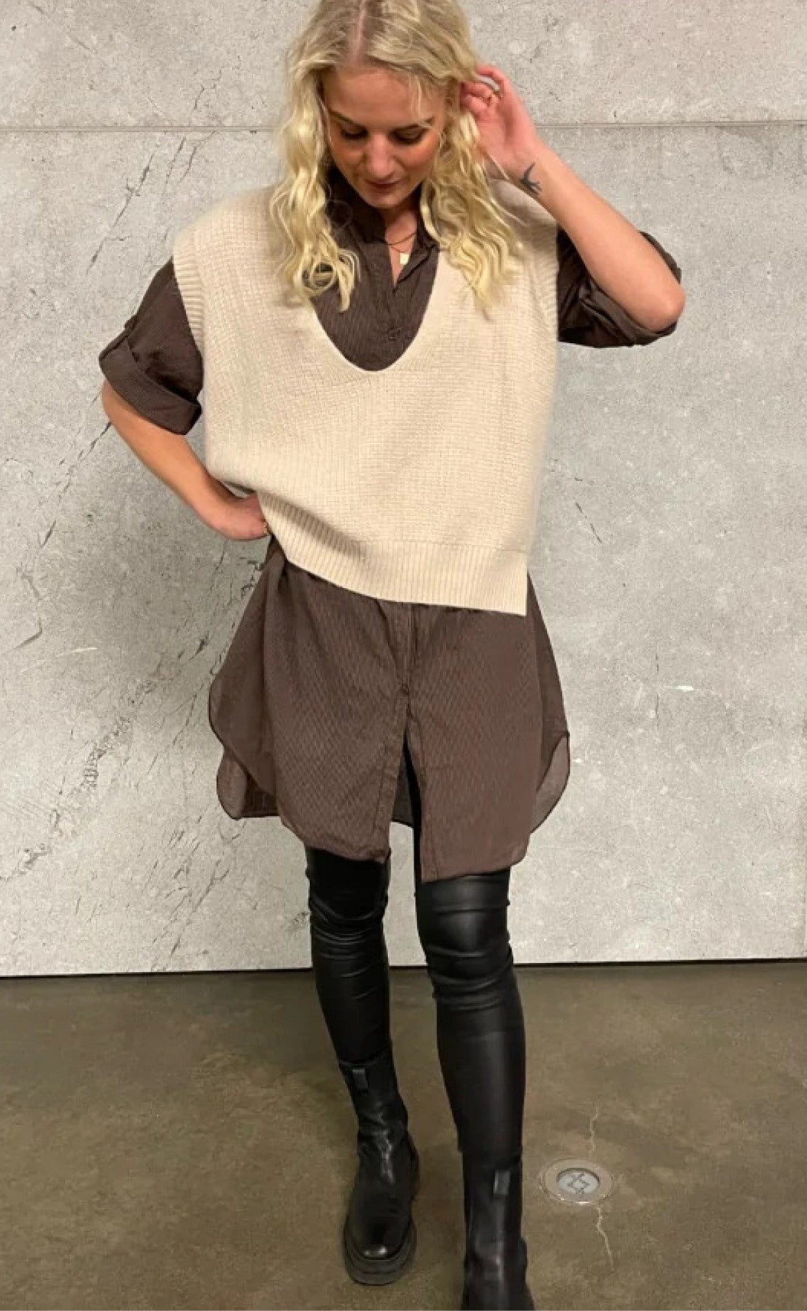 Marta Du Chateau Vest - M983 - Beige