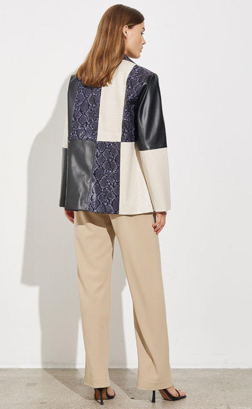 MbyM Blazer - Fredericia - Purple Snake Mix