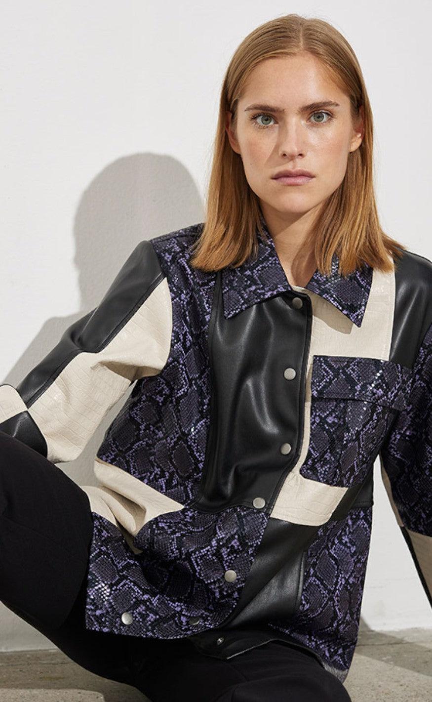 MbyM Blazer - Fredericia - Purple Snake Mix
