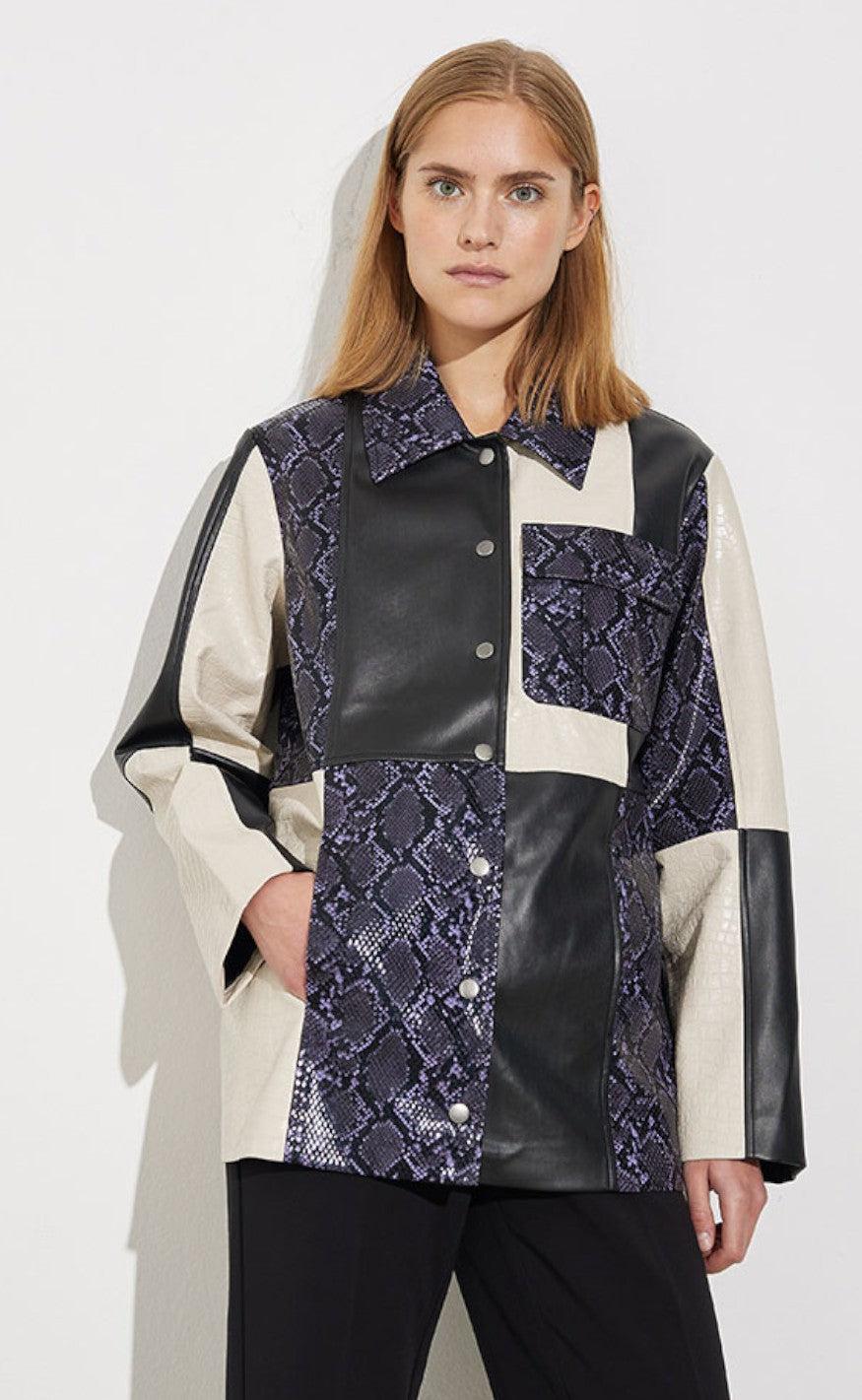 MbyM Blazer - Fredericia - Purple Snake Mix