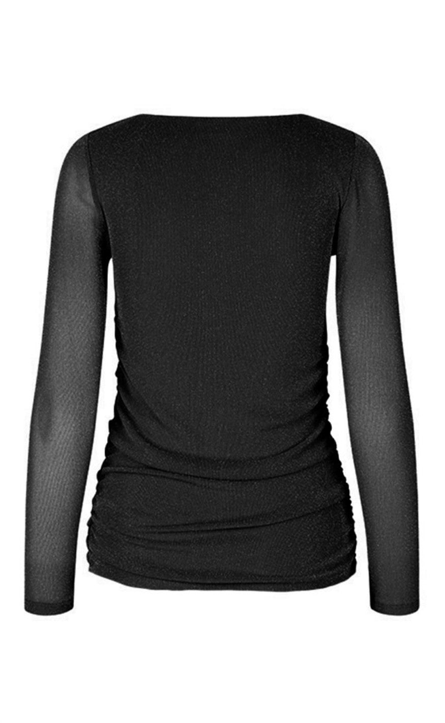 MbyM Bluse - Jeevan-M - Black Glitter