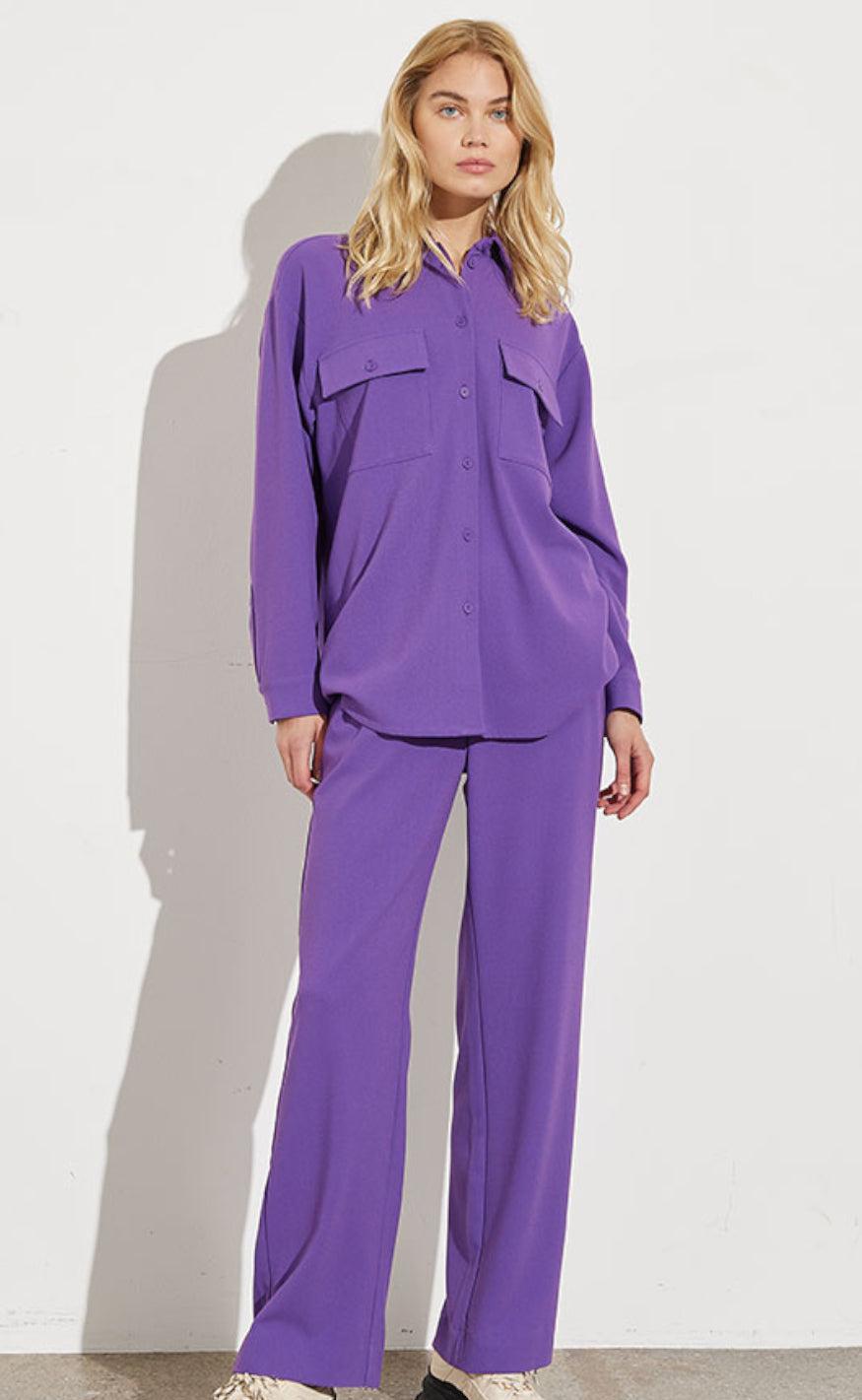 MbyM Bukser - Phillipa - Pansy Lilac
