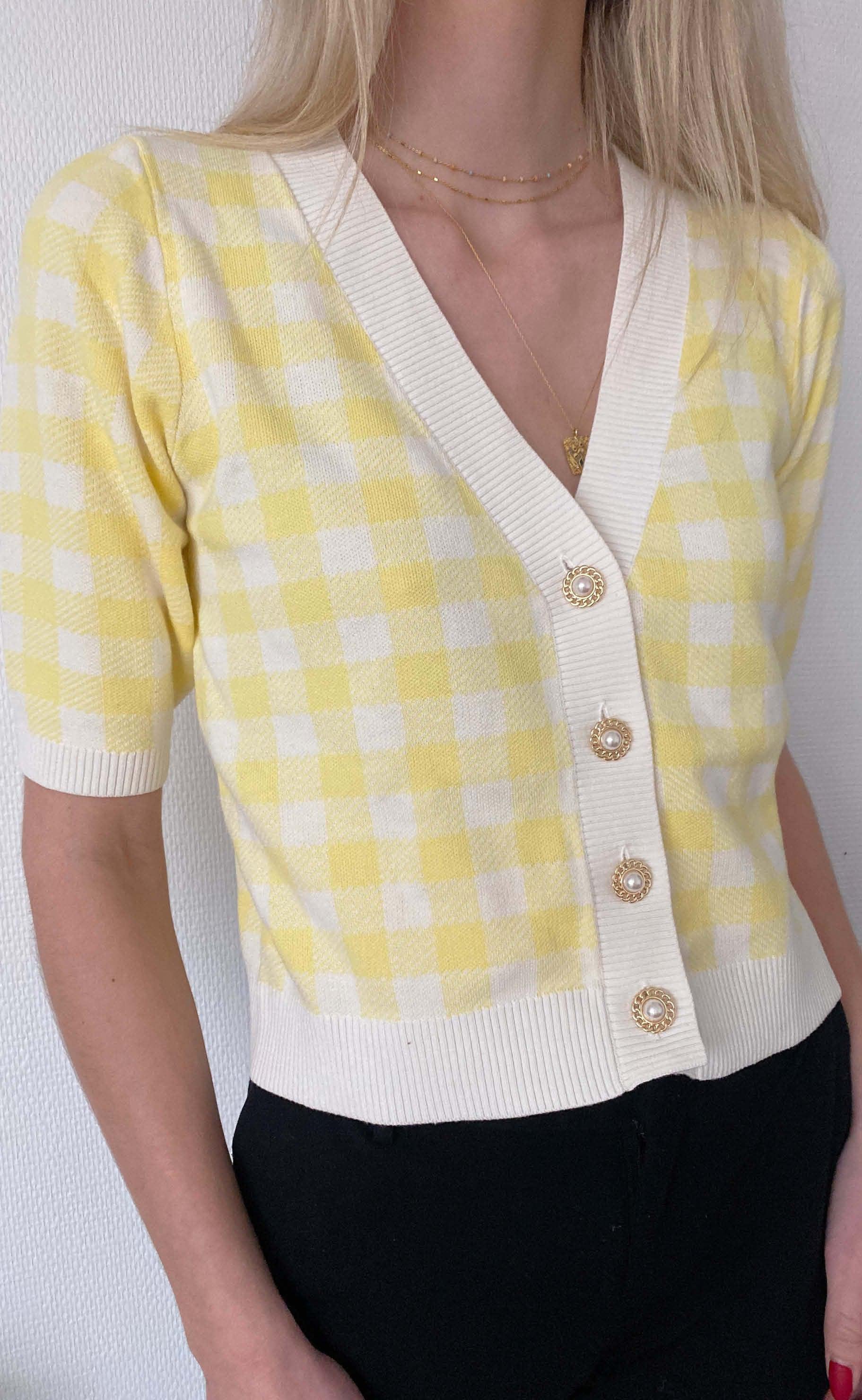 MbyM Cardigan - Cherith - Sugar Popcorn