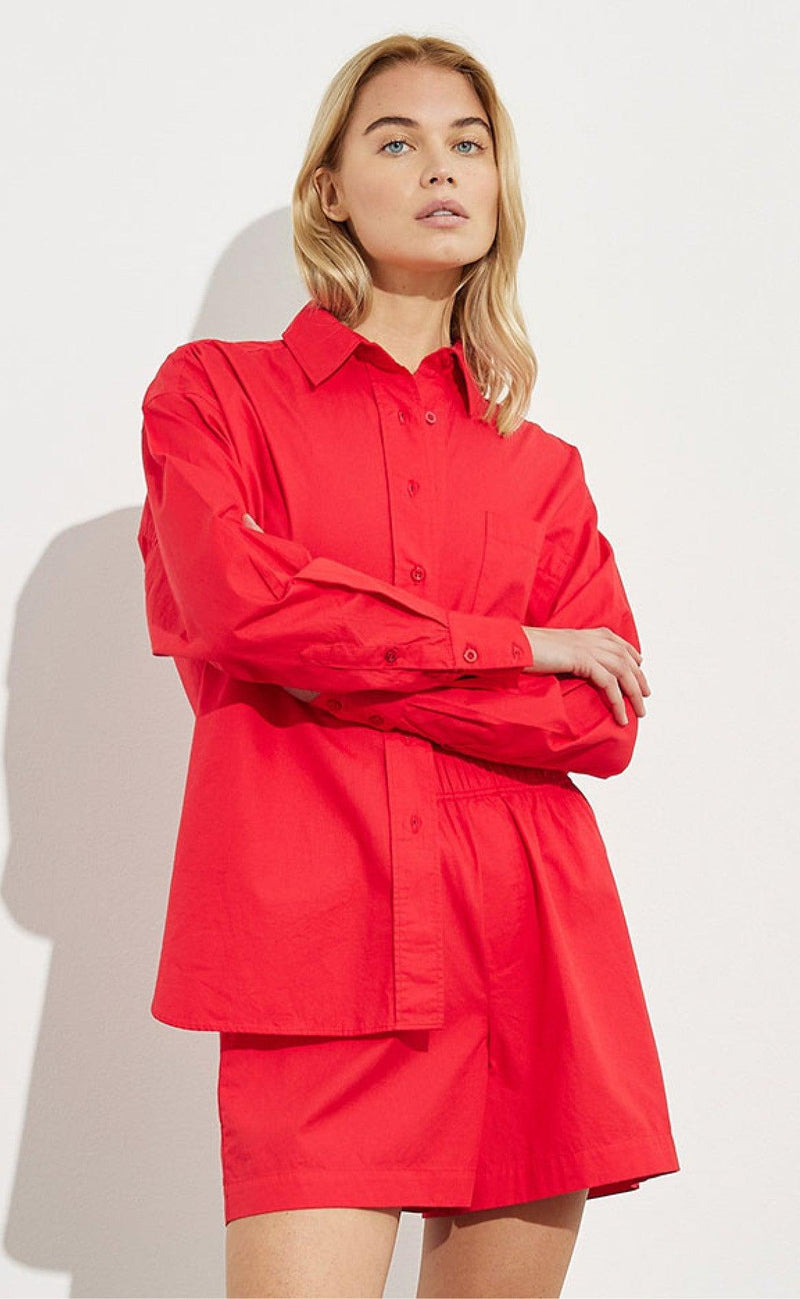 MbyM Skjorte - Brisa Boxy - High Risk Red