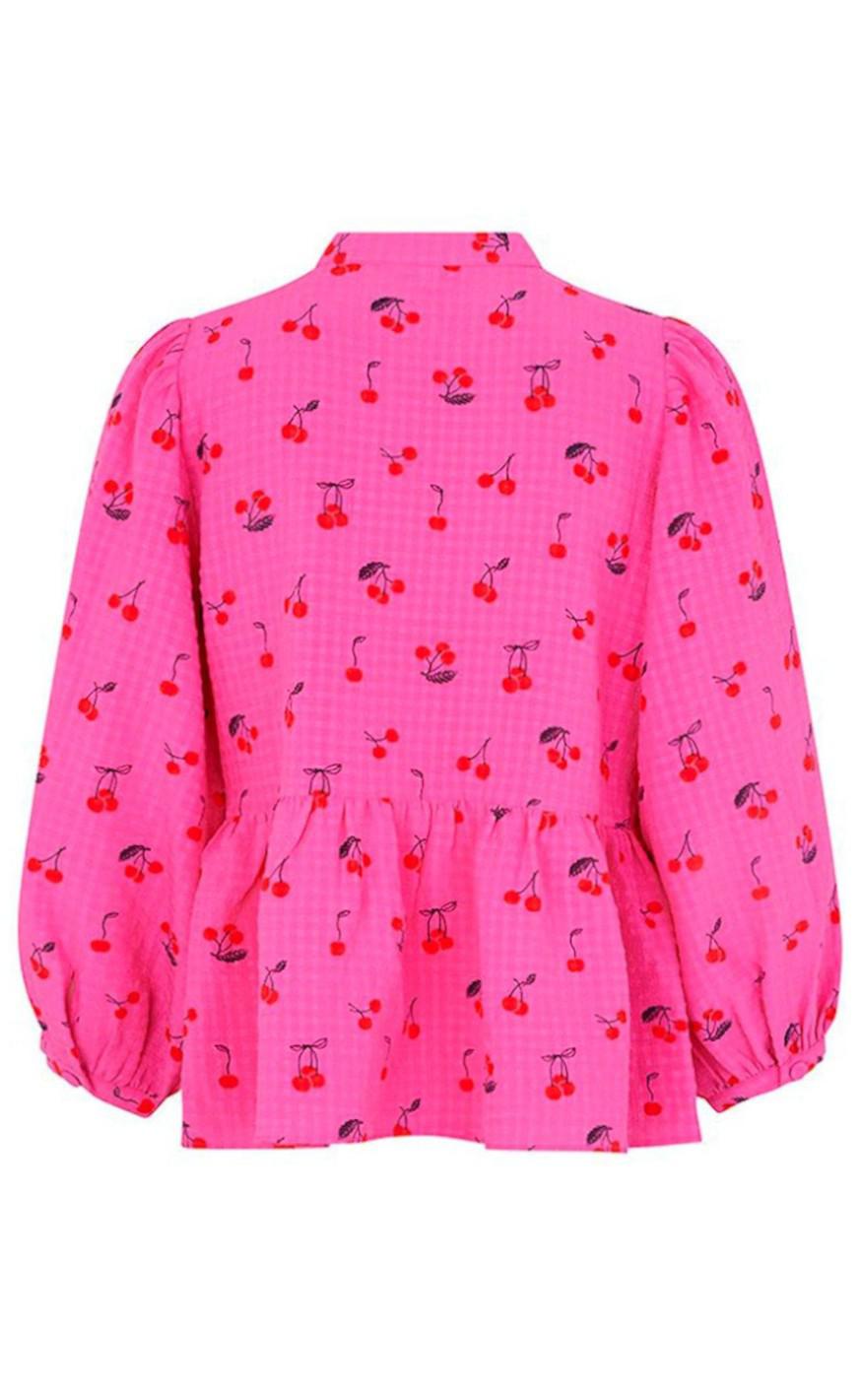 Mbym Bluse - Sello - Pendula Pink Print