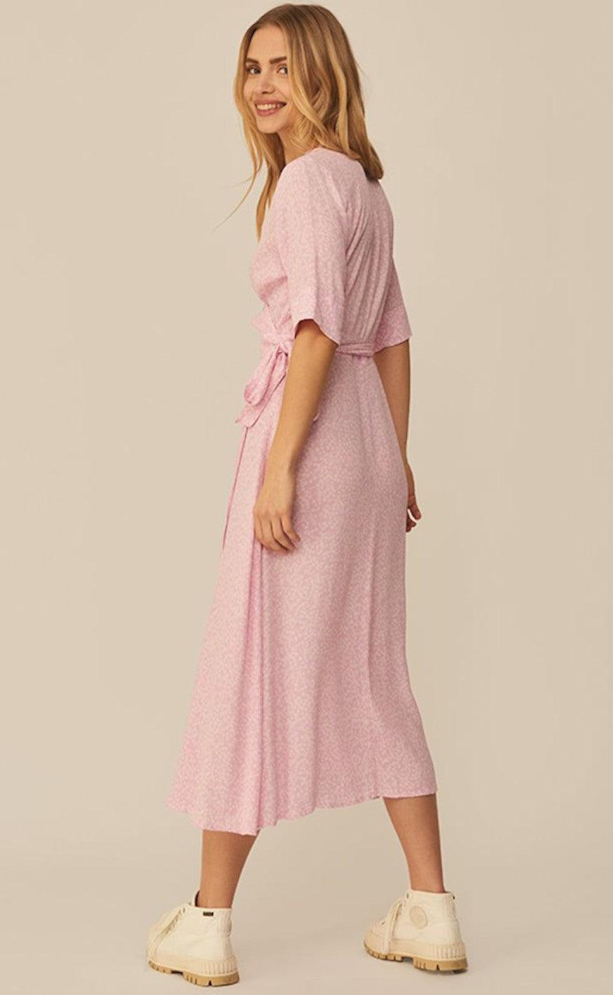 Mbym Kjole - Shuble - Undine Pink Print