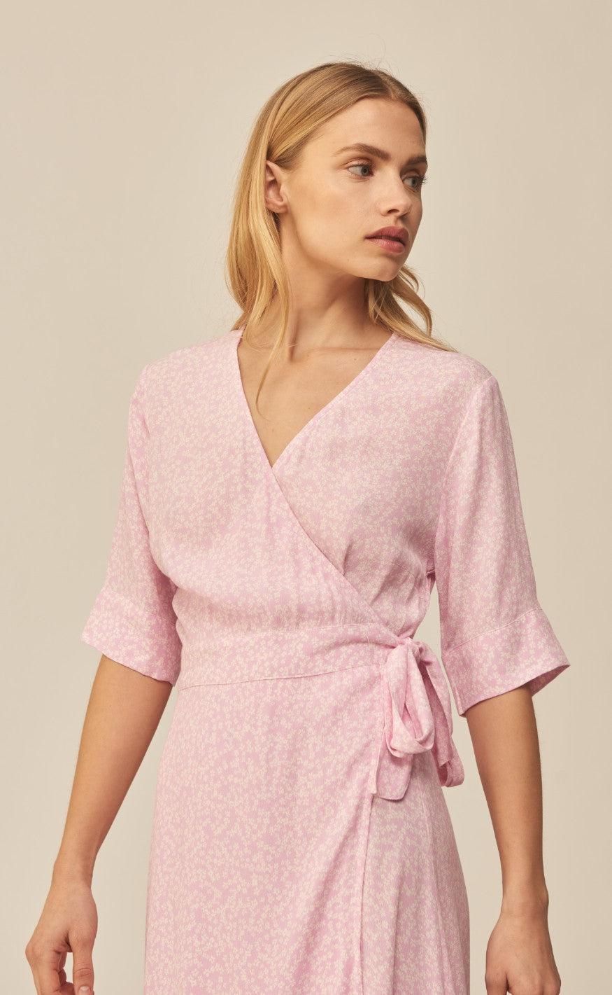 Mbym Kjole - Shuble - Undine Pink Print