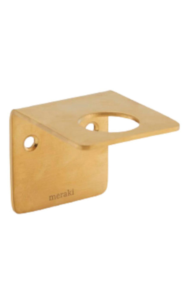 Meraki Vægophæng - Børstet Messing Finish