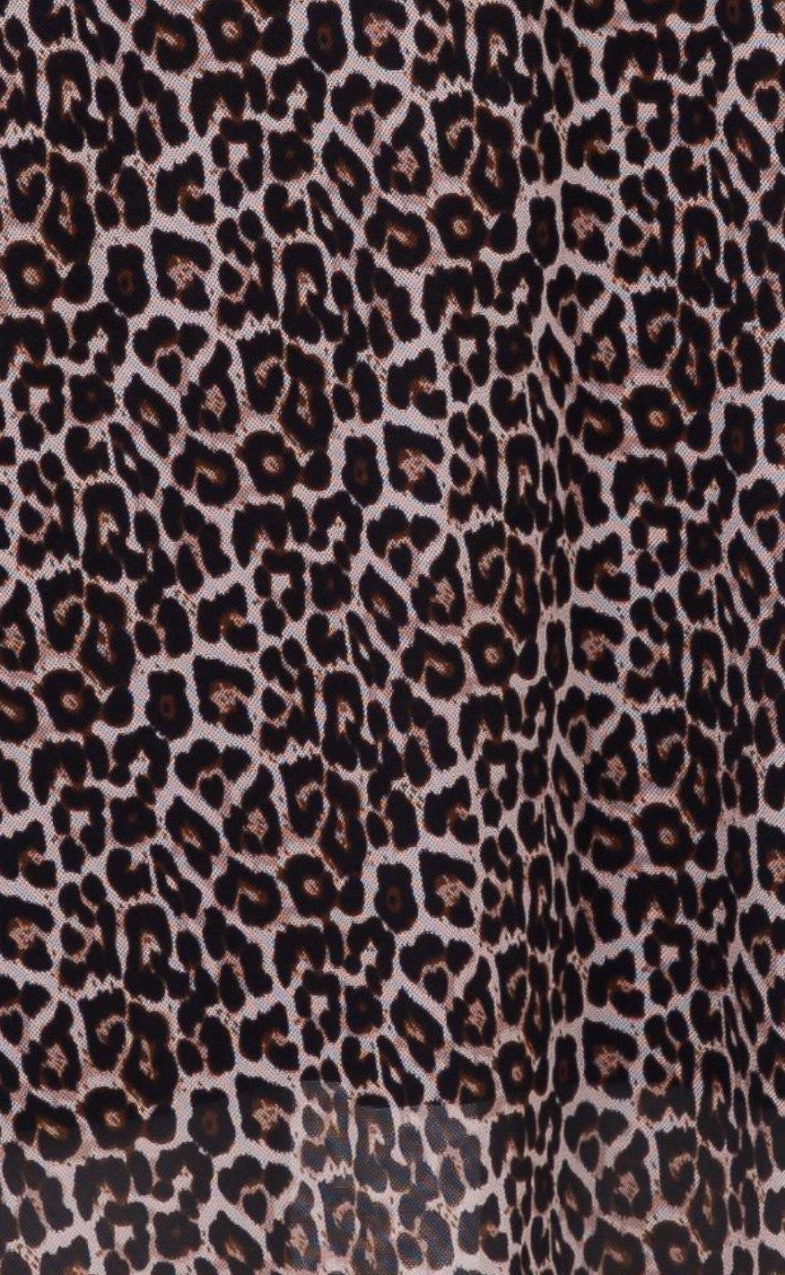 NEO NOIR Kjole - Vogue - Leopard