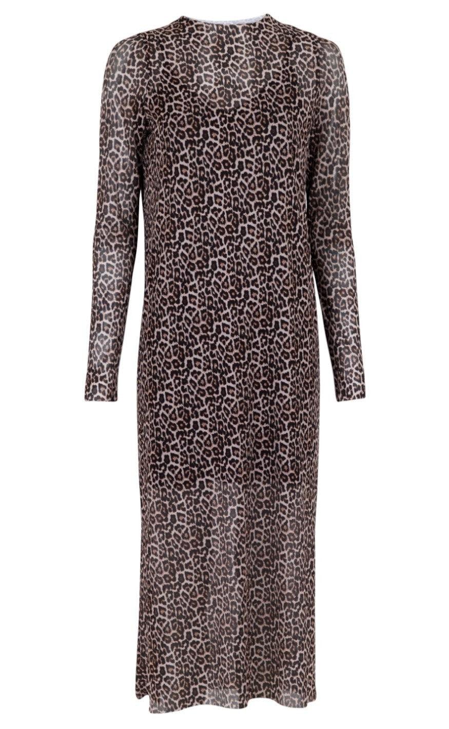 NEO NOIR Kjole - Vogue - Leopard