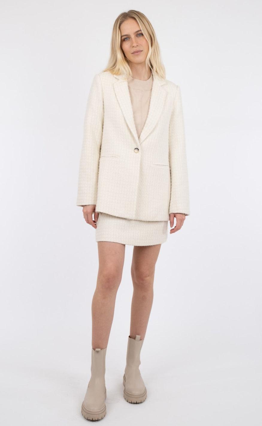Neo Noir Blazer - Avery Check - Off White