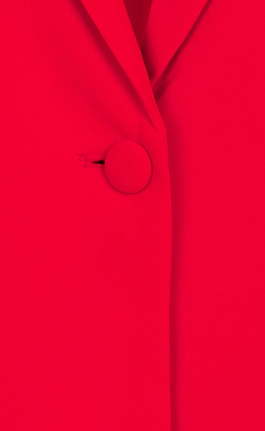 Neo Noir Blazer - Avery Woven - Red