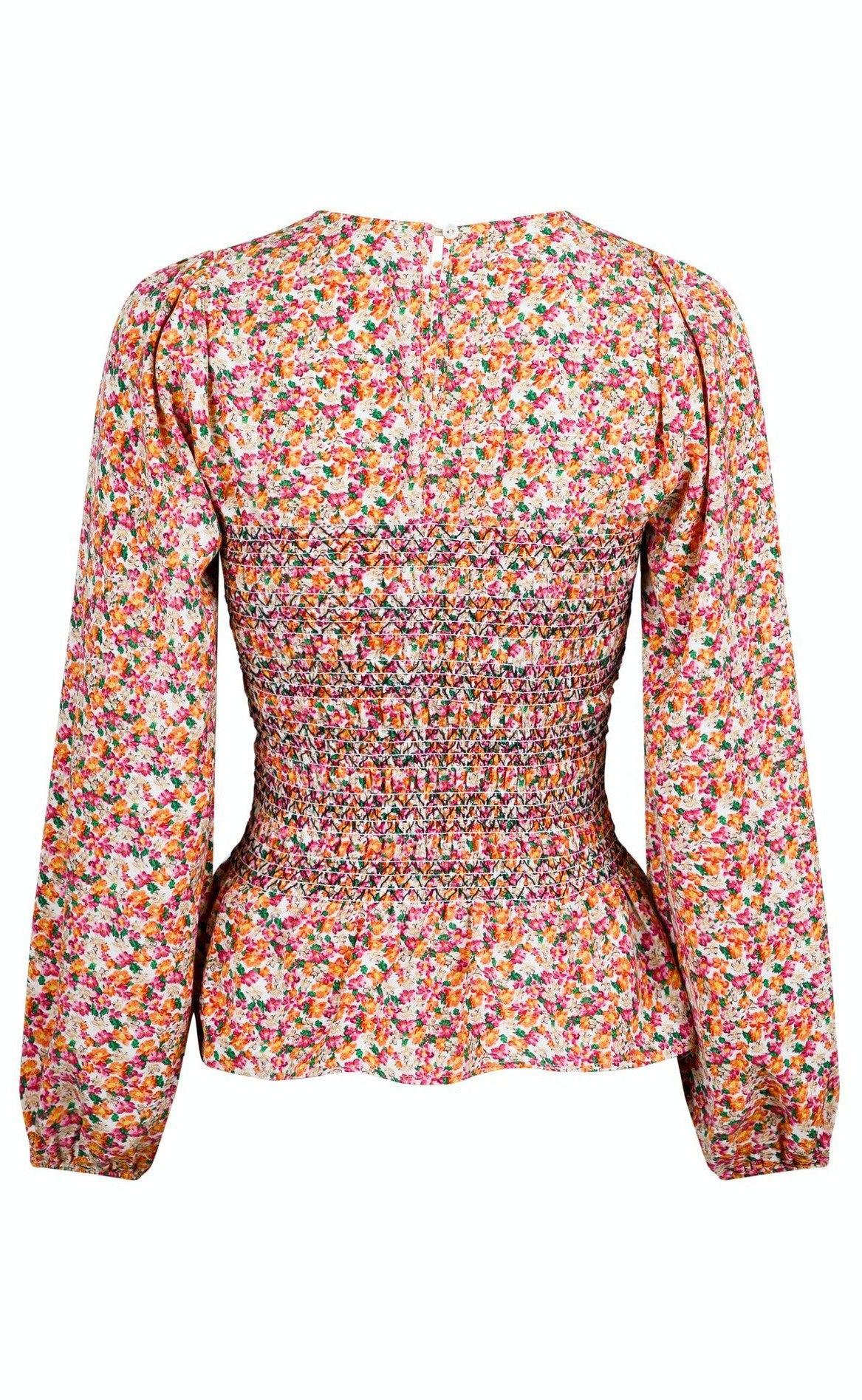 Neo Noir Bluse - Alberta - Pink