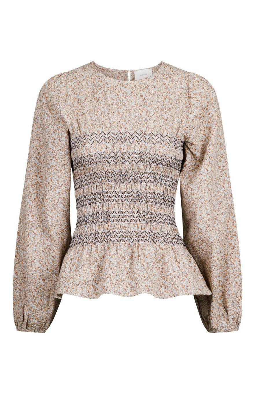Neo Noir Bluse - Alberta - Sand