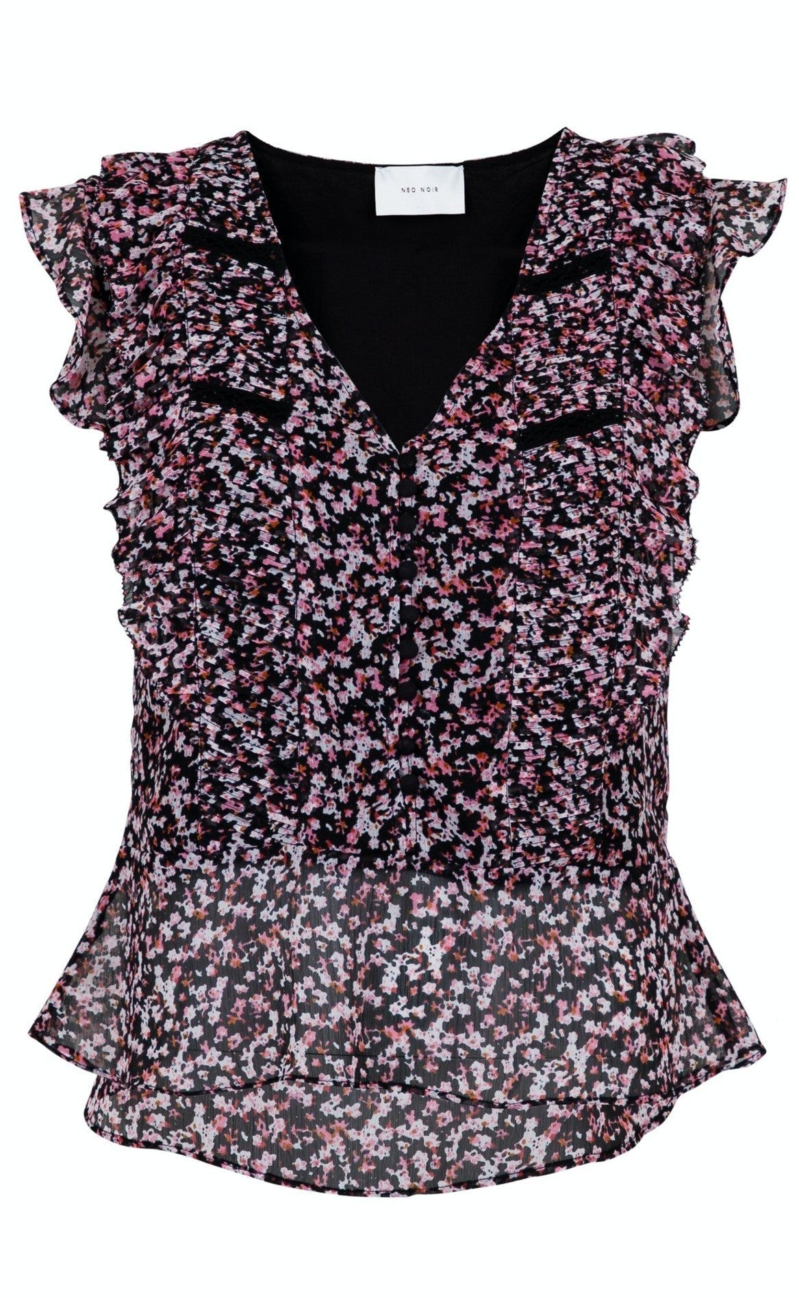 Neo Noir Bluse - Anita - Pink