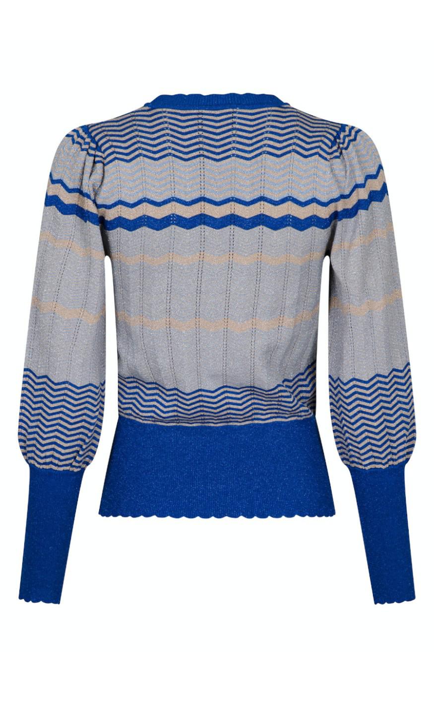 Neo Noir Bluse - Dary - Blue