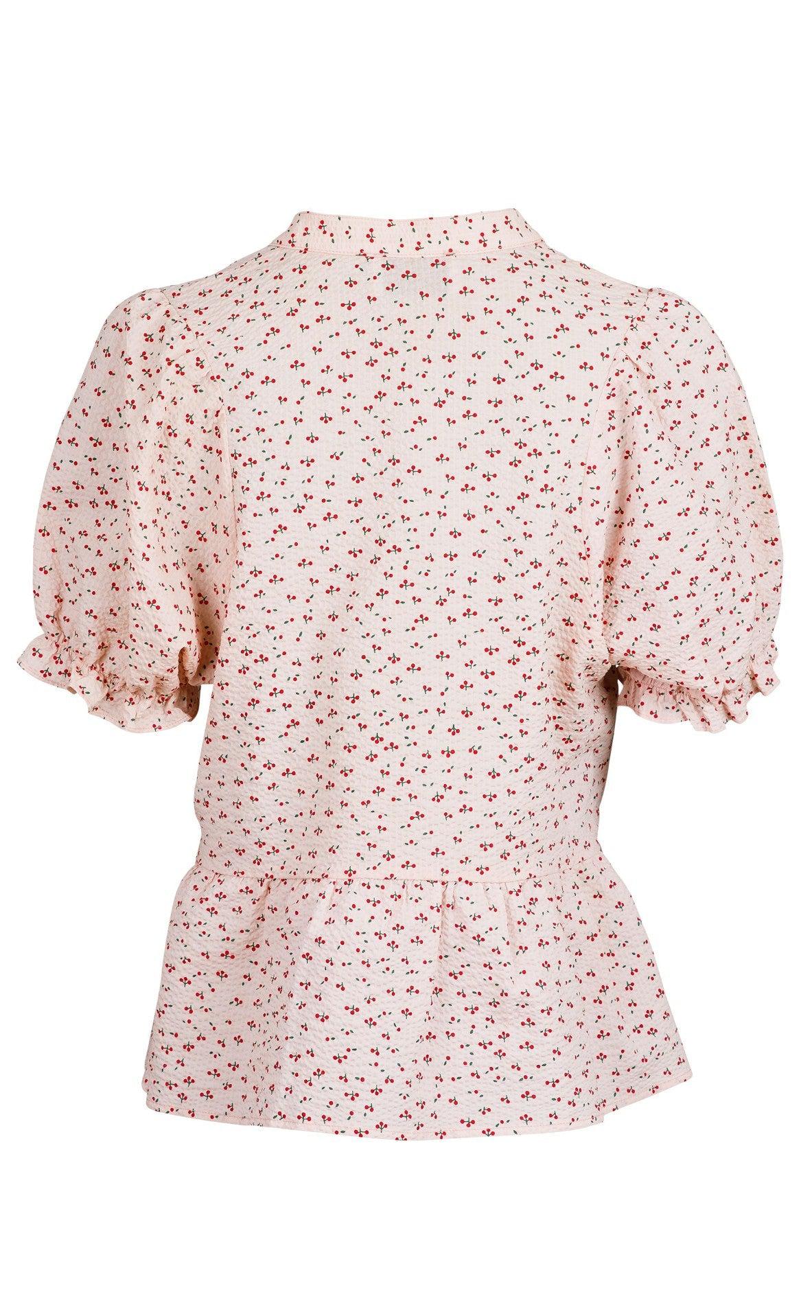 Neo Noir Bluse - Savy Mini Cherry - Light Pink