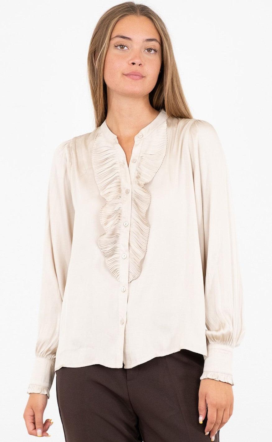 Neo Noir Bluse - Zola - Champagne