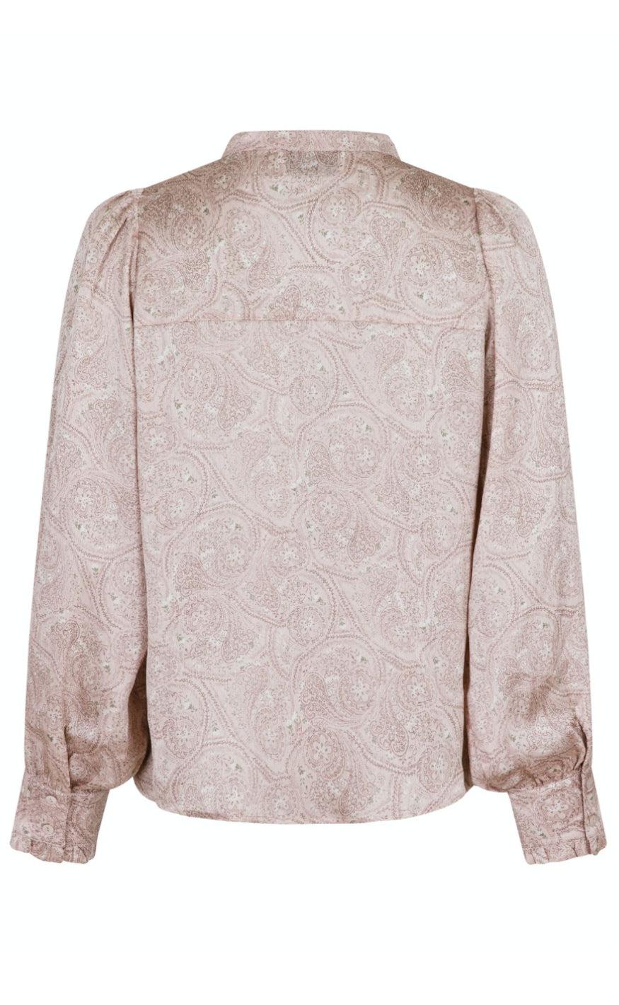 Neo Noir Bluse - Zola Flowy - Dusty Rose