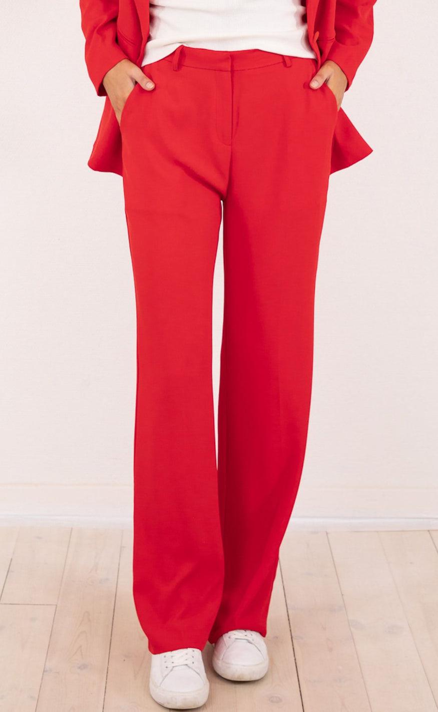 Neo Noir Bukser - Alice Woven - Red