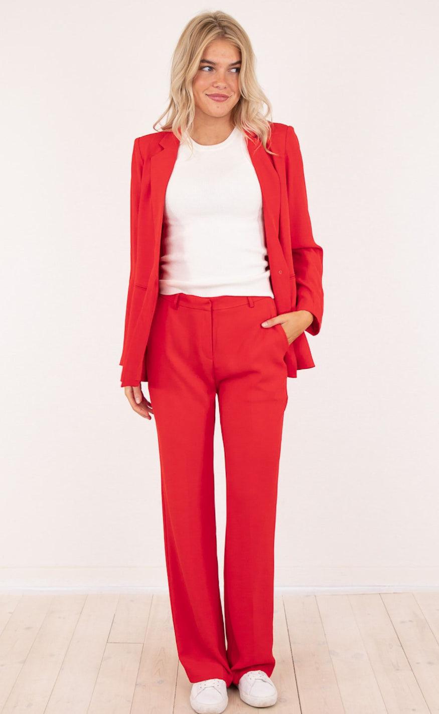 Neo Noir Bukser - Alice Woven - Red
