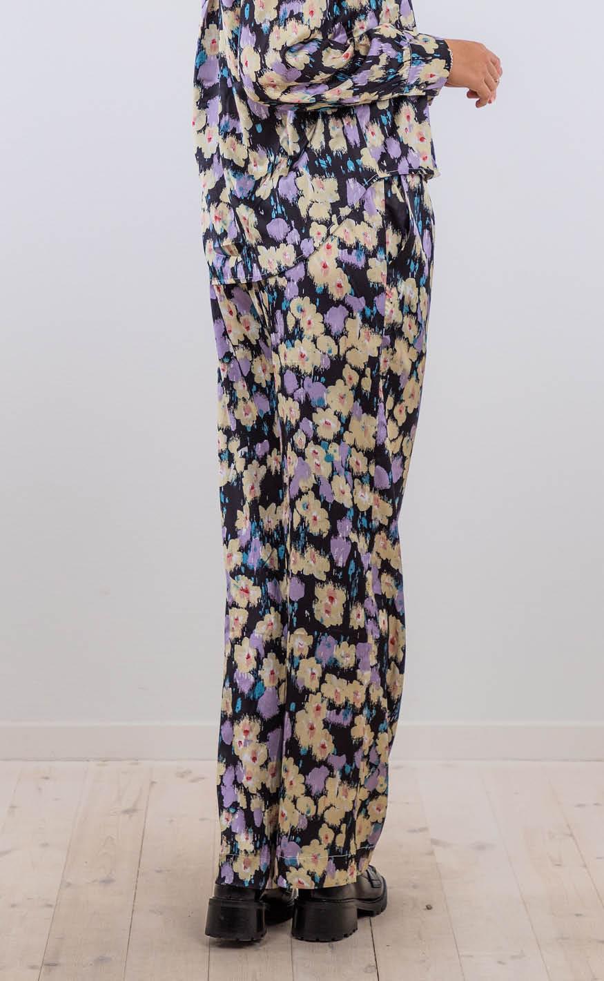 Neo Noir Bukser - Astra Graphic Botanica - Lavender
