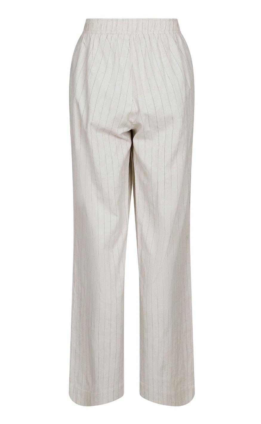 Neo Noir Bukser - Astra Summer Stripe - Natural