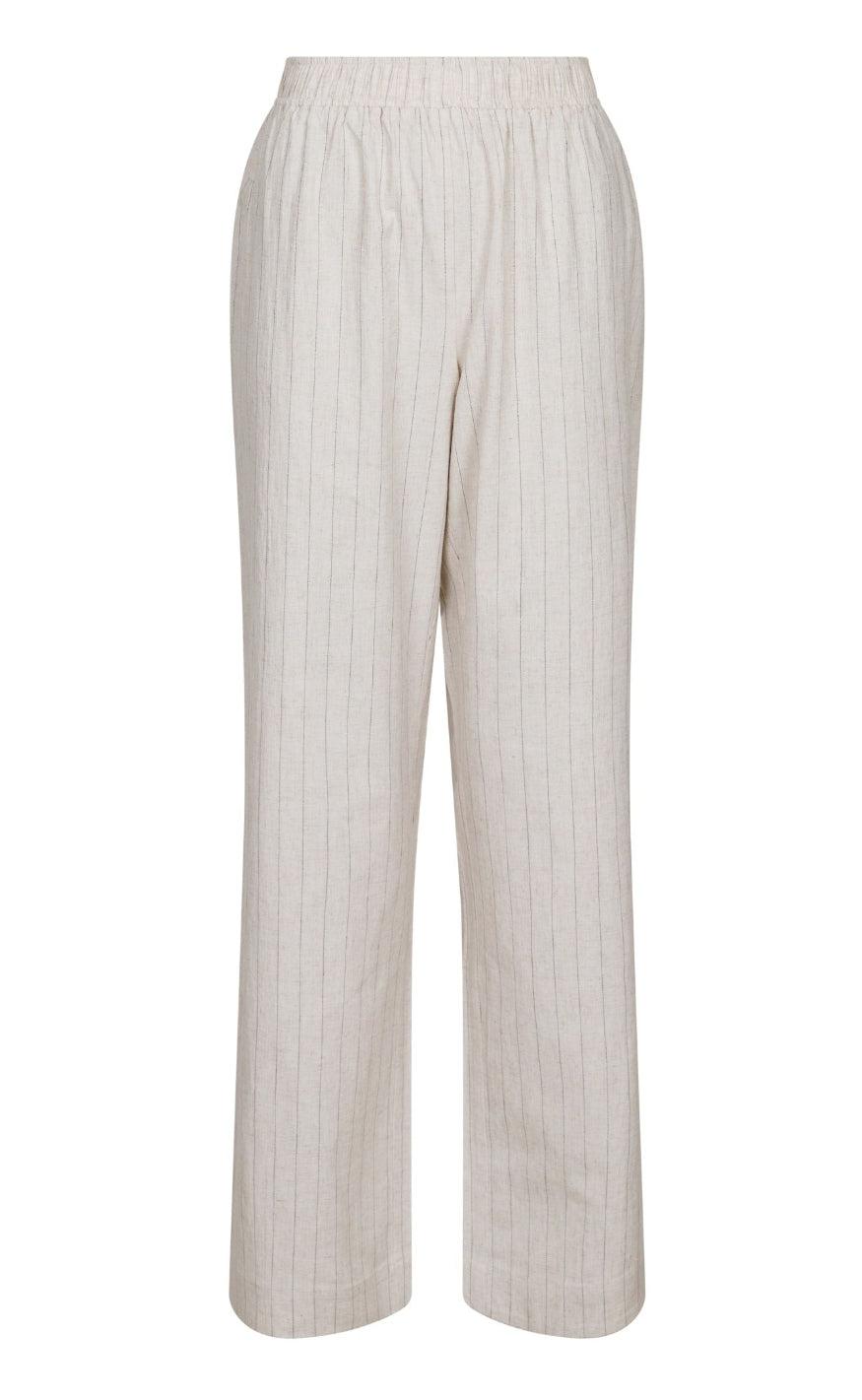 Neo Noir Bukser - Astra Summer Stripe - Natural