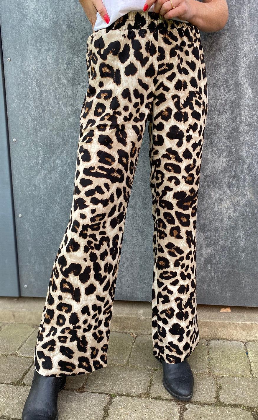 Neo Noir Bukser - Hiba Big Leo - Leopard