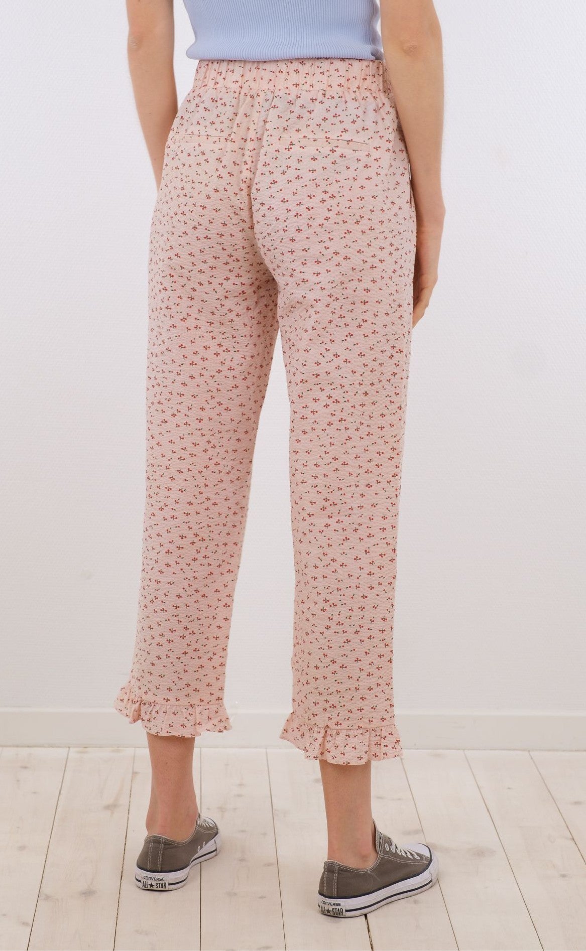Neo Noir Bukser - Ina Mini Cherry - Light Pink