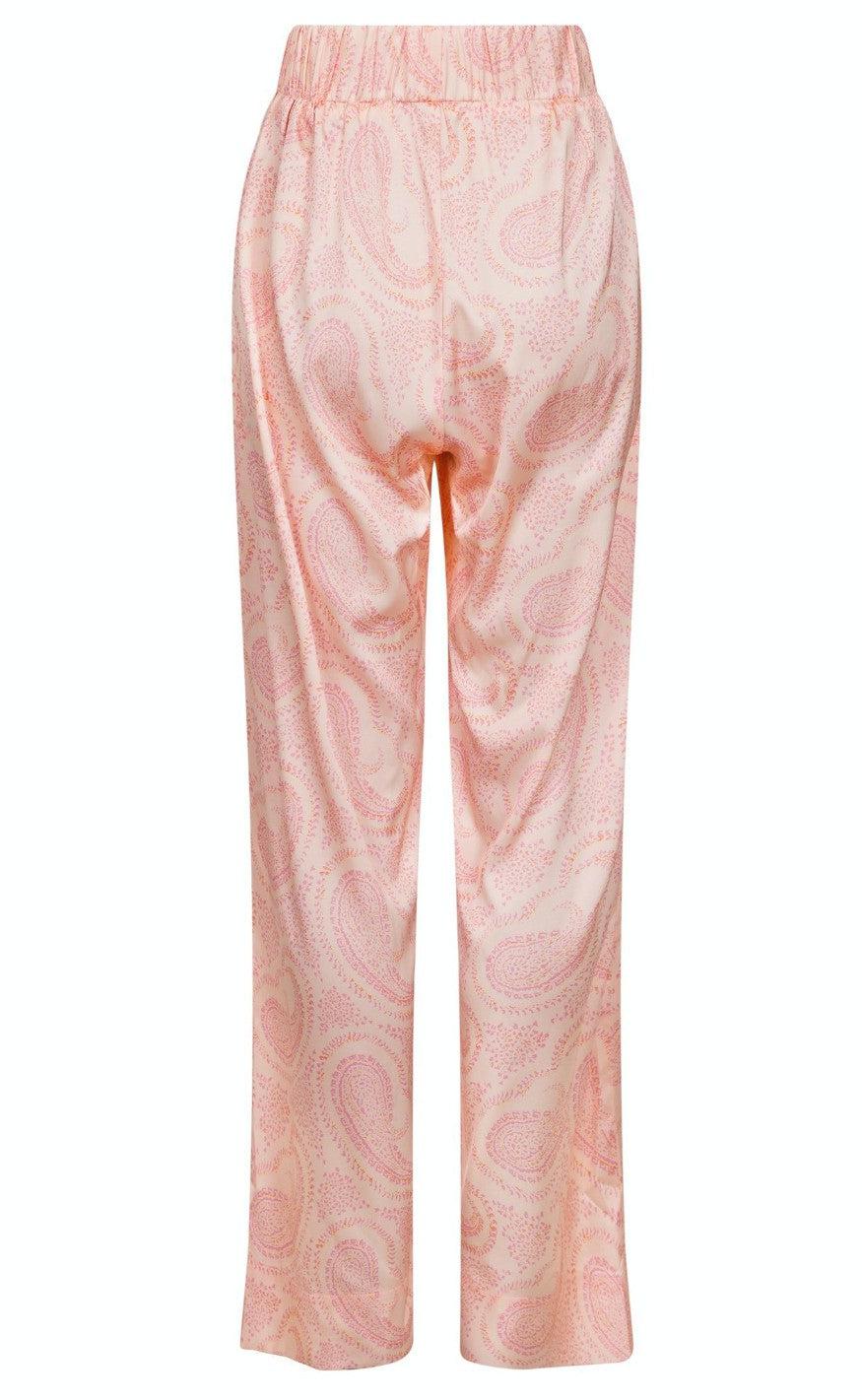 Neo Noir Bukser - Winnie Abstract Paisley - Soft Pink