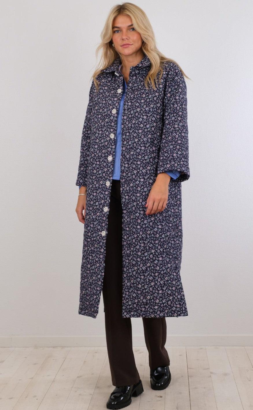 Neo Noir Frakke - Salli - Navy