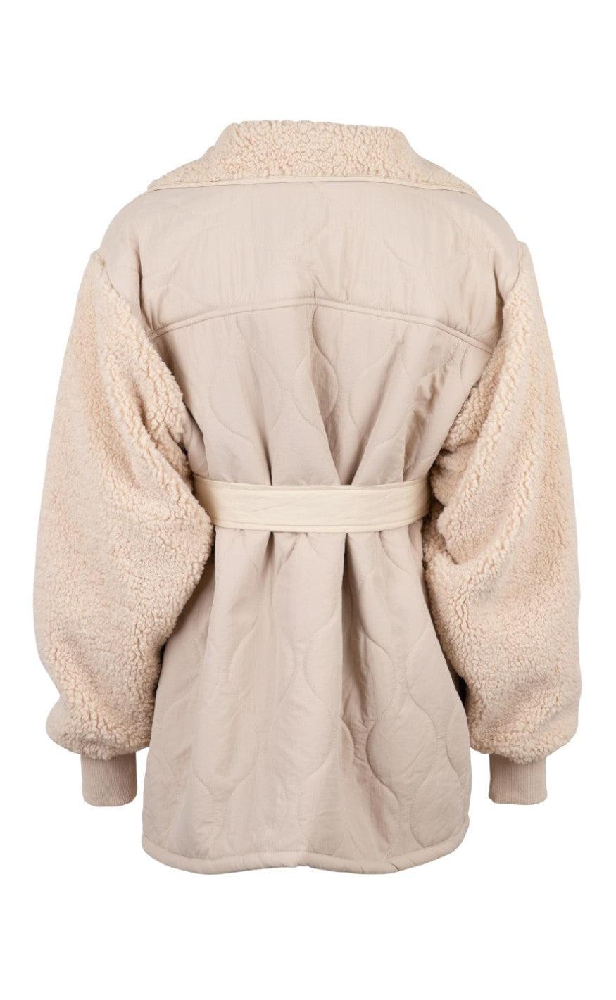 Neo Noir Jakke - Carlise Teddy - Sand