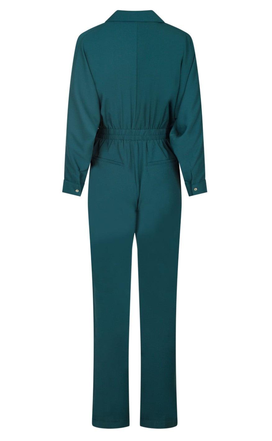 Neo Noir Jumpsuit - Garcia - Smoke Green