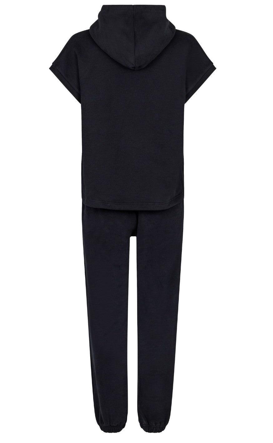 Neo Noir Jumpsuit - Uma Light Sweat - Black