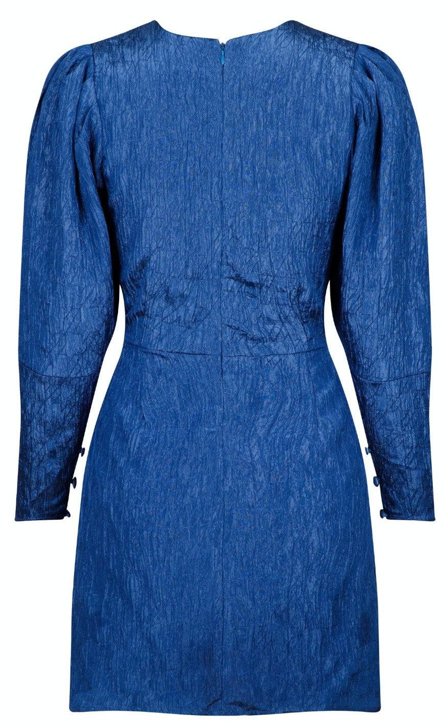 Neo Noir Kjole - Anne Structure - Blue