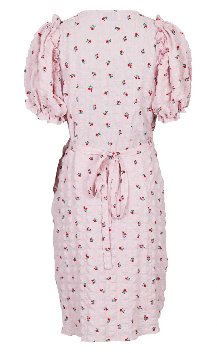 Neo Noir Kjole - Carla Wrap - Rose