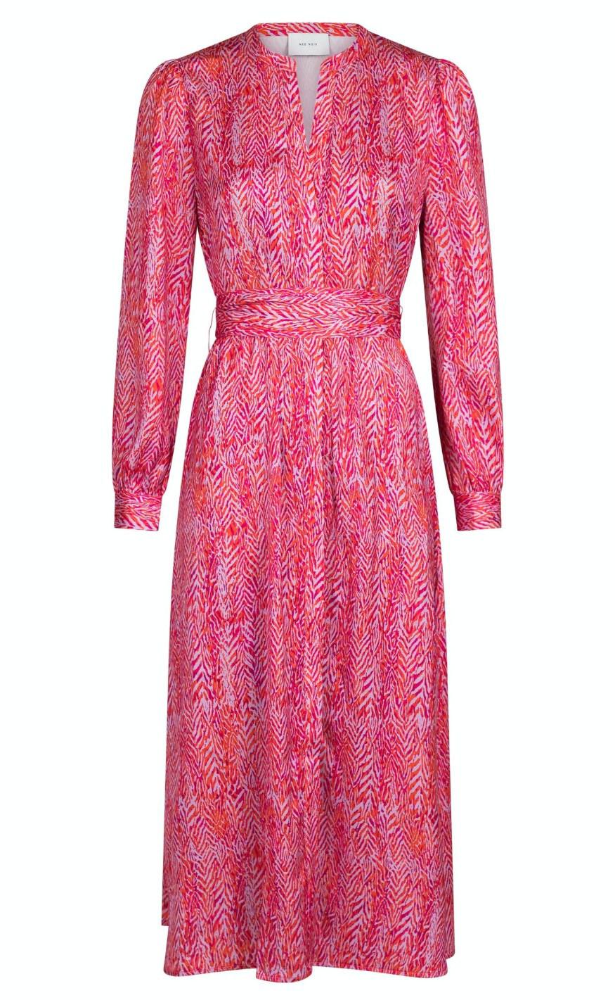 Neo Noir Kjole - Cilian Ditsy Glow - Pink