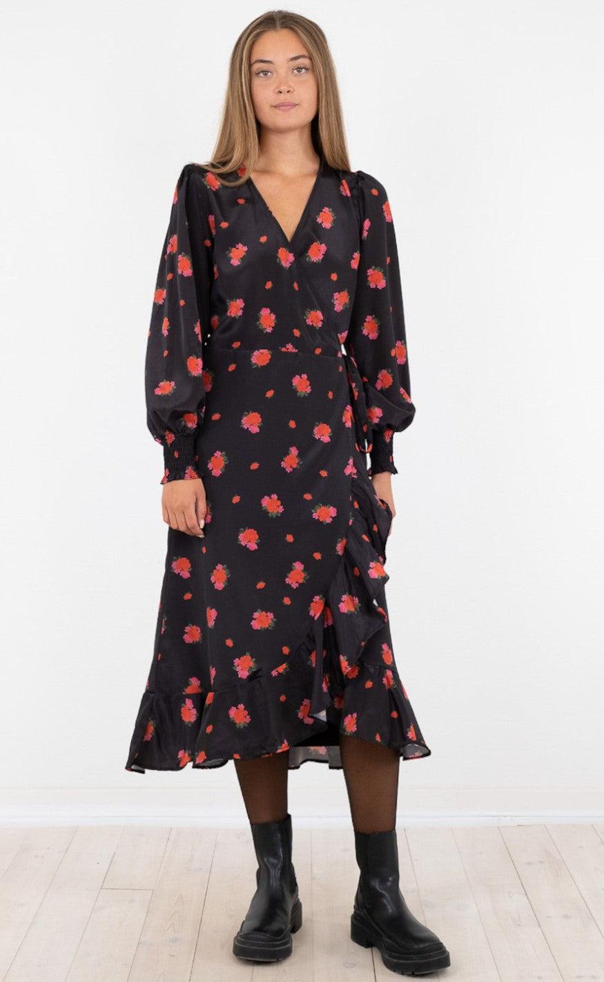 Neo Noir Kjole - Eva Forever Rose - Black
