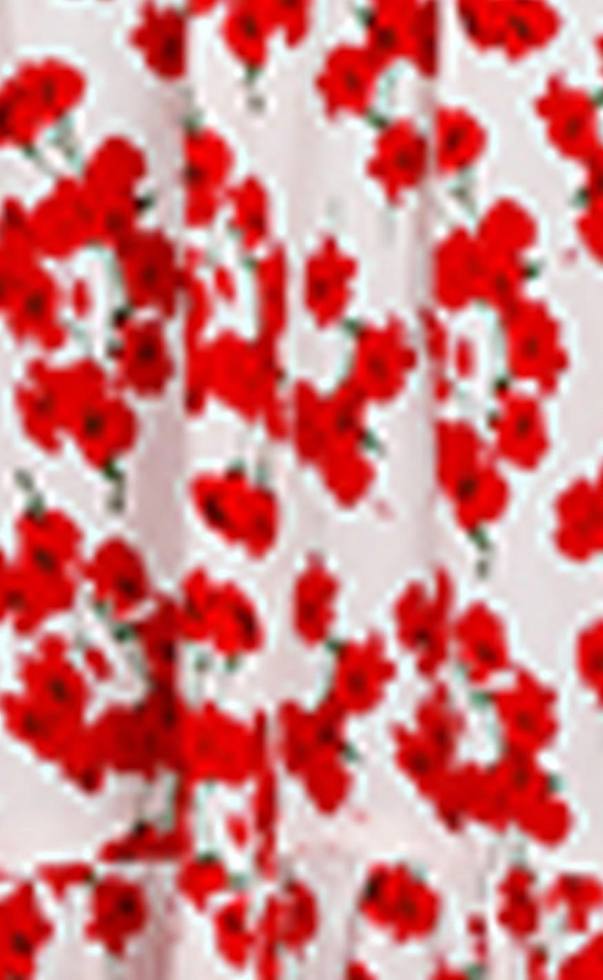 Neo Noir Kjole - Layli Fading Poppy - Red