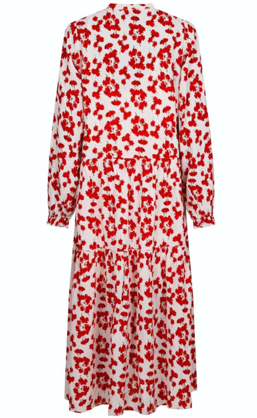 Neo Noir Kjole - Layli Fading Poppy - Red