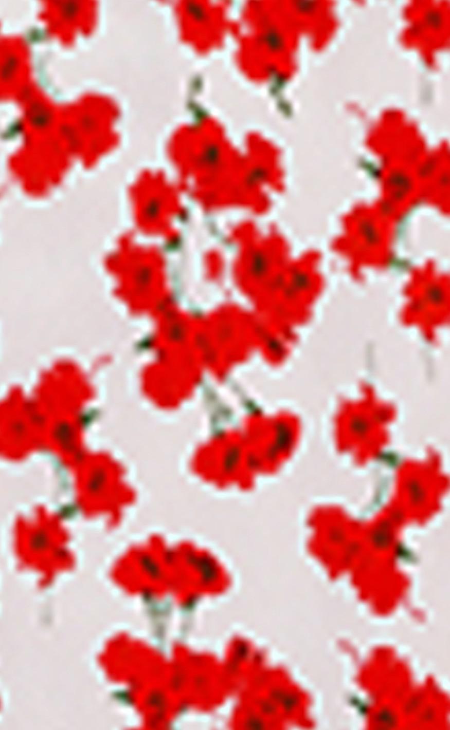 Neo Noir Kjole - Malli Fading Poppy Skirt