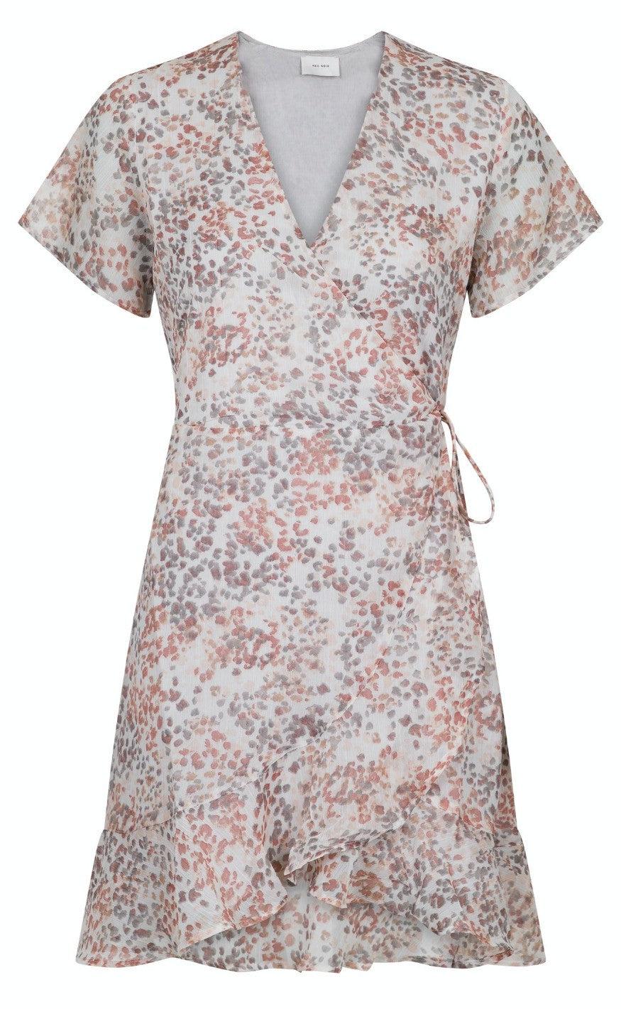 Neo Noir Kjole - Malta Faded Leo - Off White
