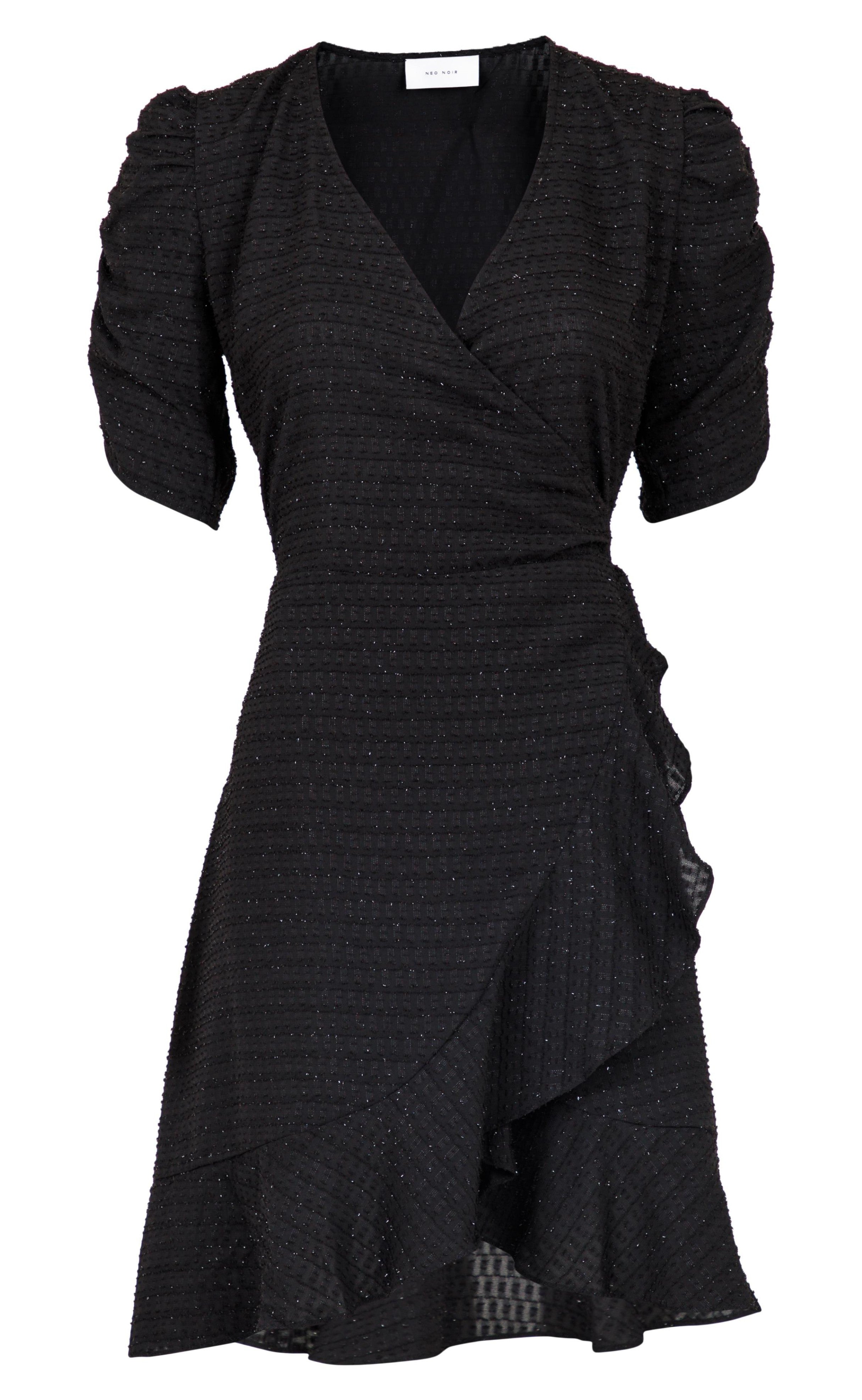 Neo Noir Kjole - Novalee Glitter - Black