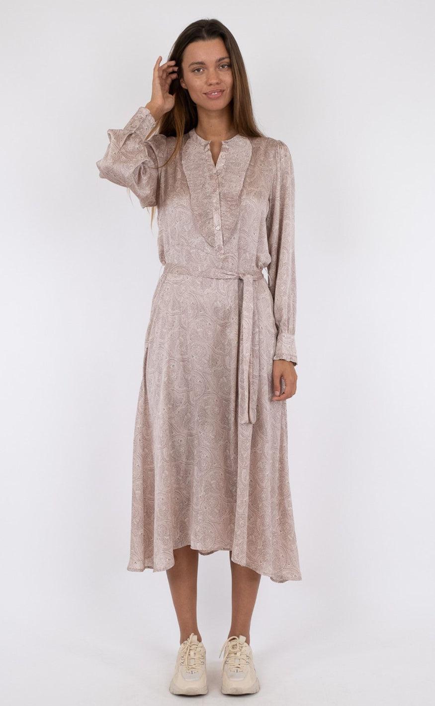 Neo Noir Kjole - Vita Flowy - Dusty Rose