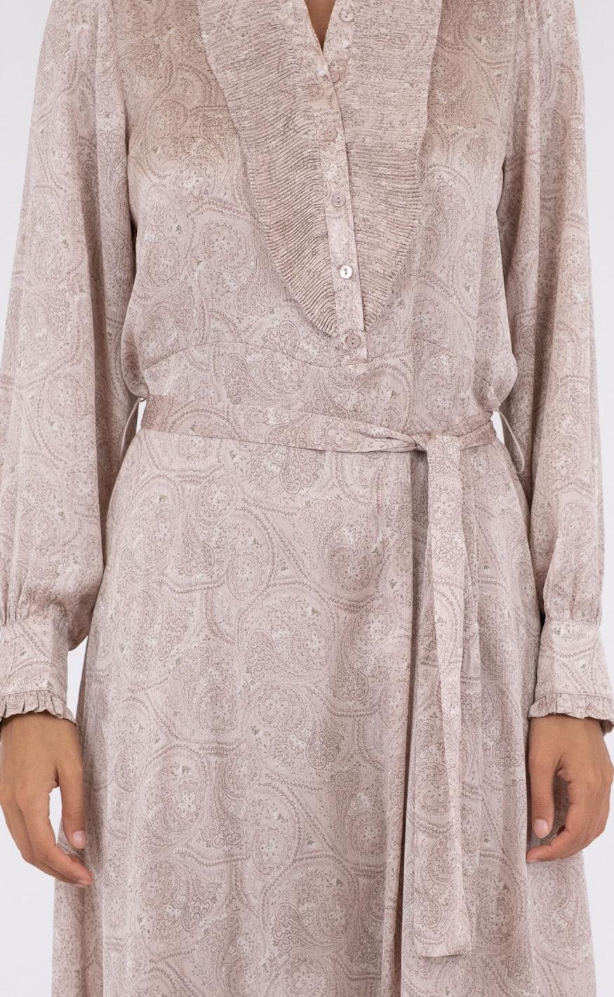 Neo Noir Kjole - Vita Flowy - Dusty Rose